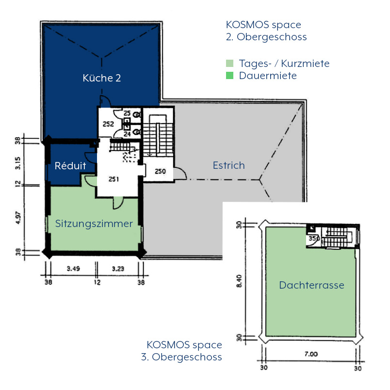 KOSMOS space | Räume zur Tages- / Kurzmiete | Küche 2